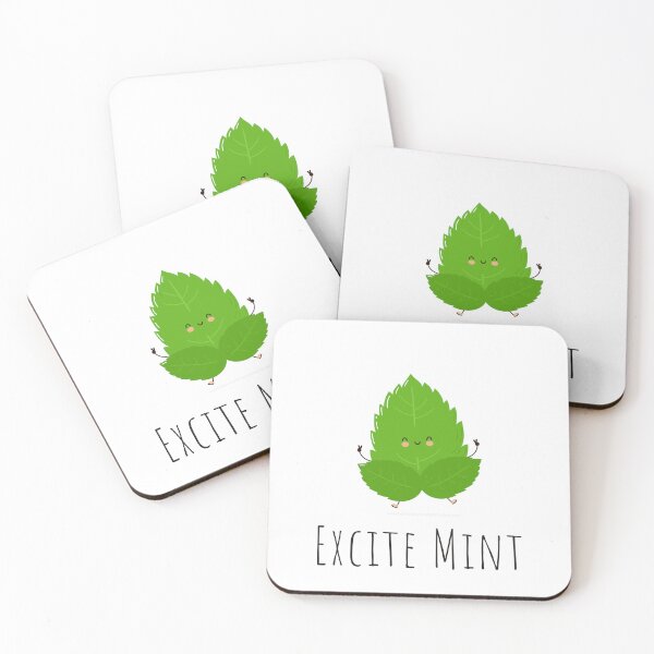 Item preview, Excite Mint Pun designed and sold by KGoPrintables.