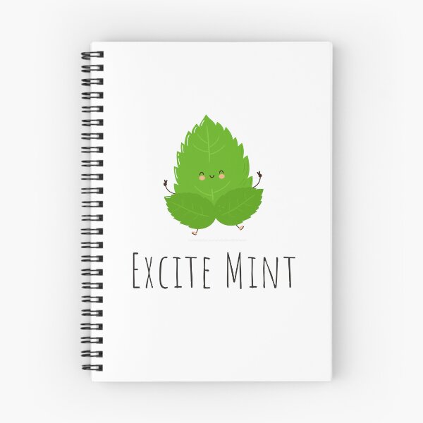 Item preview, Excite Mint Pun designed and sold by KGoPrintables.