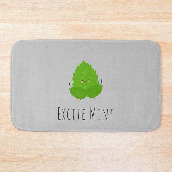 Item preview, Excite Mint Pun designed and sold by KGoPrintables.