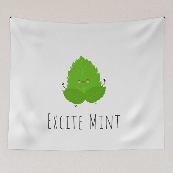 Item preview, Excite Mint Pun designed and sold by KGoPrintables.