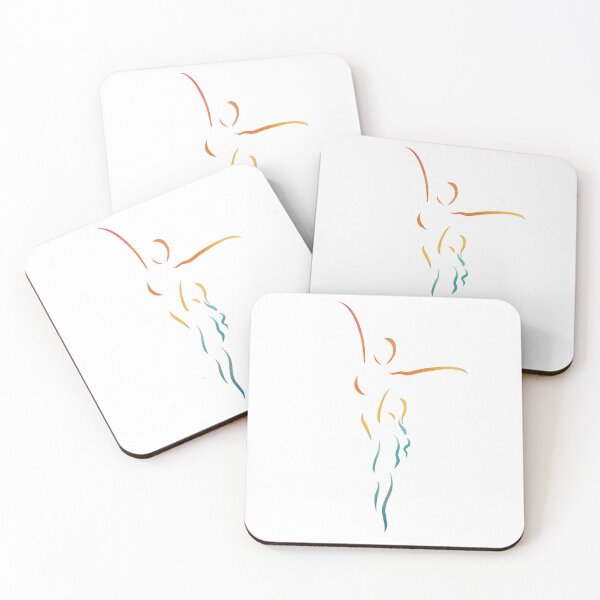Item preview, Ballerina abstract art print designed and sold by NattyDesigns.
