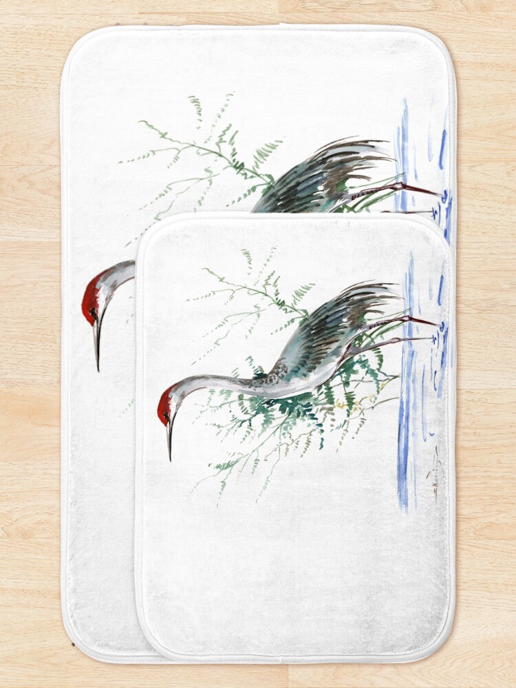 Alternate view of Sandhill Crane Bath Mat
