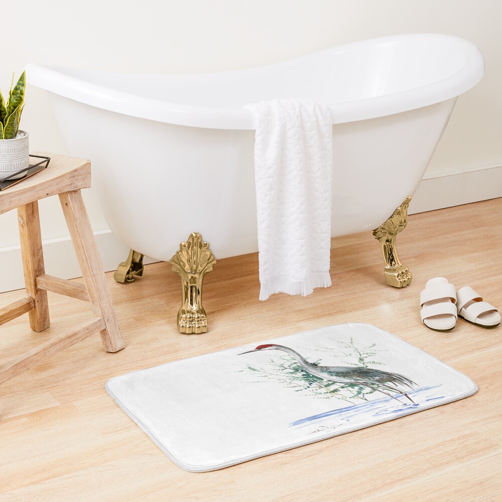 Sandhill Crane Bath Mat