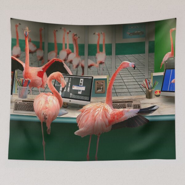 Item preview, Bird - Flamingo - Wading at the DMV designed and sold by Mike Savad Photography.