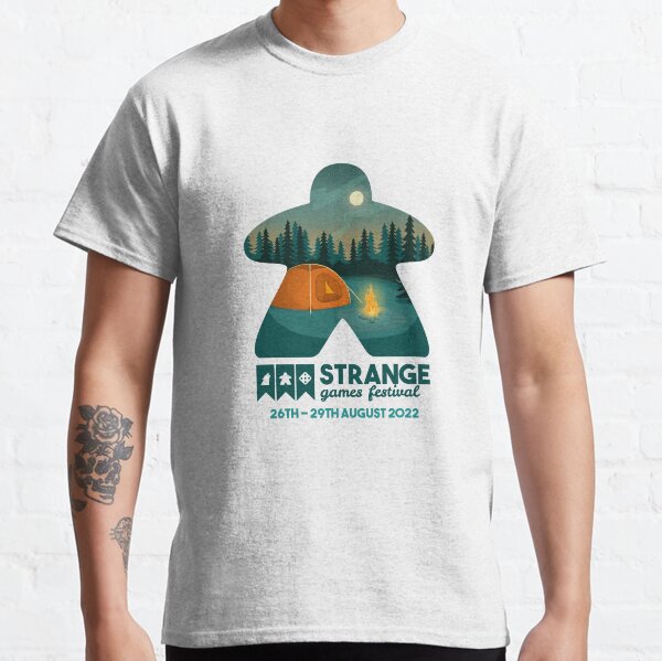 Strange Games Festival Meeple (light) Classic T-Shirt