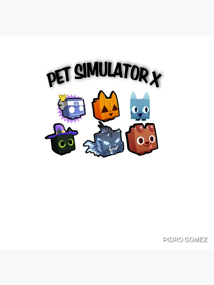 "PET SIMULATOR x " Poster for Sale by SHIRTDEEP Redbubble