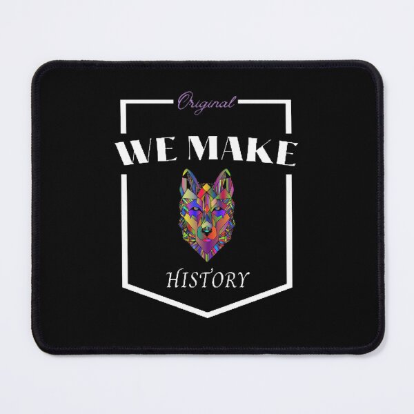 Item preview, We Make History The Best Teacher Colorful Wolf Design designed and sold by BestTeacher.