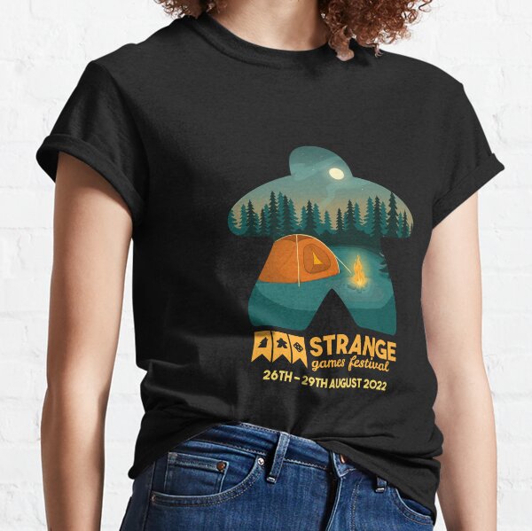 Strange Games Festival Meeple (dark) Classic T-Shirt