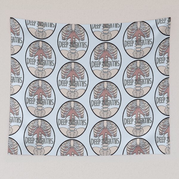 Item preview, Deep Breaths - Diaphragm Muscle designed and sold by Caroline Shea.