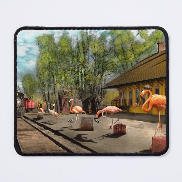 Item preview, Bird - Flamingo - Wading for the train designed and sold by Mike Savad Photography.