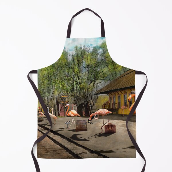 Item preview, Bird - Flamingo - Wading for the train designed and sold by Mike Savad Photography.