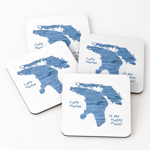 Item preview, Lake Huron is my Happy Place! designed and sold by RedHandedOD.
