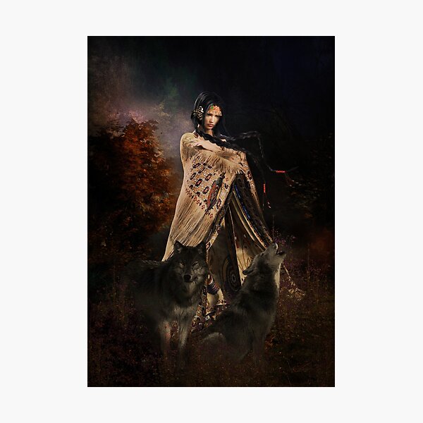 Wolf Song Photographic Print