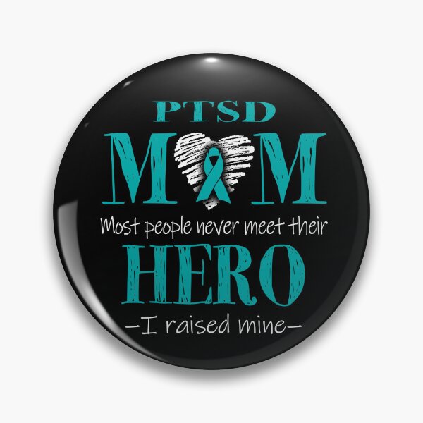 Item preview, Proud PTSD Mom HERO I Raised Mine designed and sold by Mnrshirley.