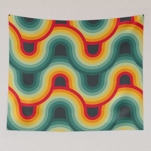 Item preview, Turquoise Fire Gradient Retro designed and sold by zeljkica.