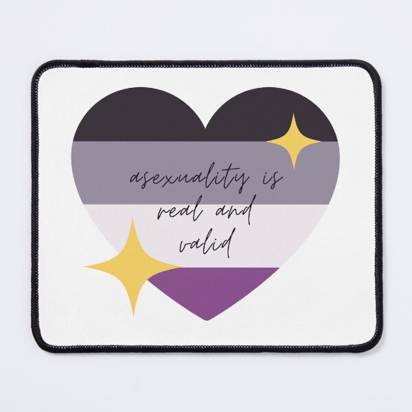 Item preview, Asexuality is Real and Valid | Ace Sparkly Heart designed and sold by seraphmars.
