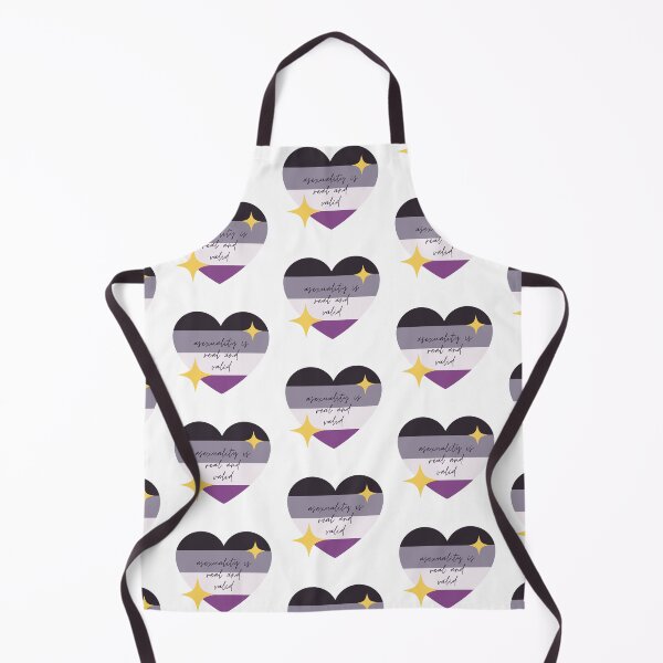 Item preview, Asexuality is Real and Valid | Ace Sparkly Heart designed and sold by seraphmars.
