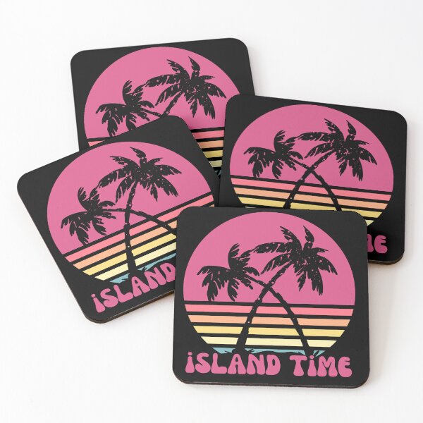 Item preview,  Vintage Tropical Sunset, Island Time, Endless Summer, Sunset Chaser  designed and sold by Sun Sand & Sea Art.