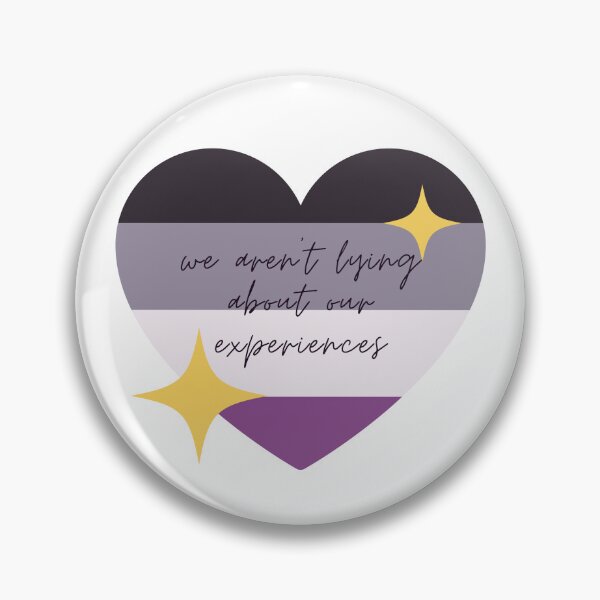 Item preview, We Aren't Lying About Our Experiences | Sparkly Ace Heart designed and sold by seraphmars.