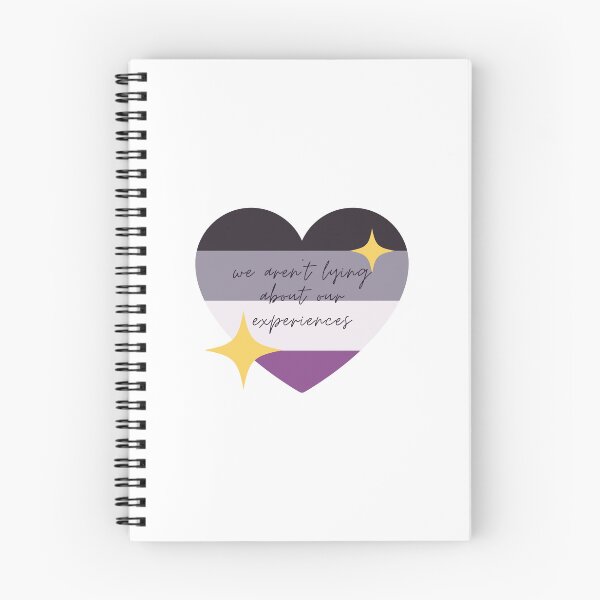 Item preview, We Aren't Lying About Our Experiences | Sparkly Ace Heart designed and sold by seraphmars.
