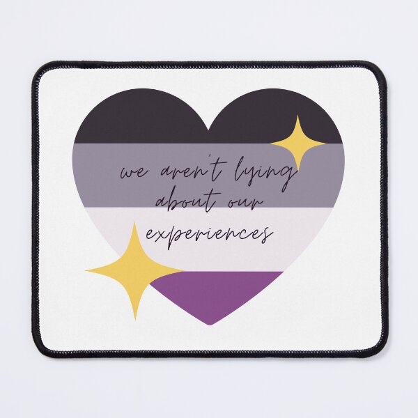 Item preview, We Aren't Lying About Our Experiences | Sparkly Ace Heart designed and sold by seraphmars.
