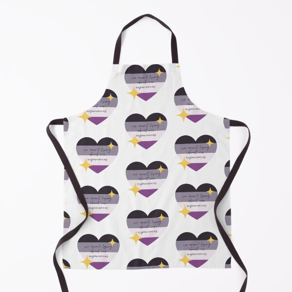 Item preview, We Aren't Lying About Our Experiences | Sparkly Ace Heart designed and sold by seraphmars.