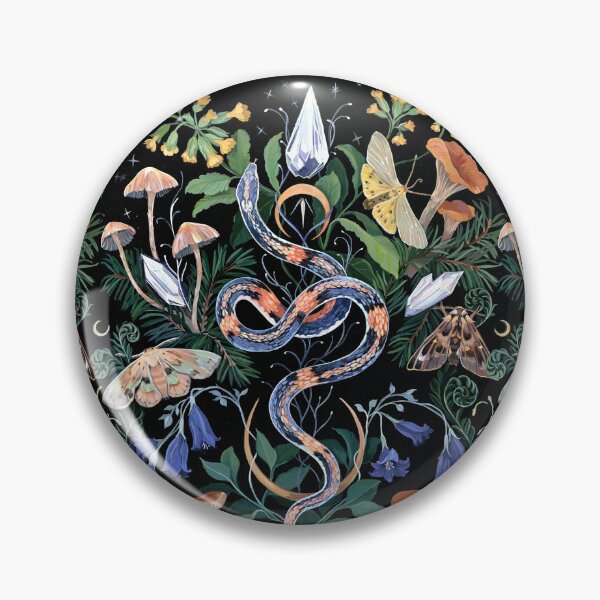 Item preview, Mushrooms Snake Crystals designed and sold by claramcallister.