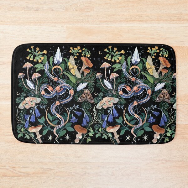 Item preview, Mushrooms Snake Crystals designed and sold by claramcallister.