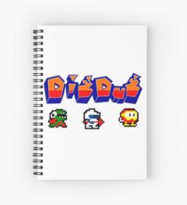 Dig Dug Spiral Notebook