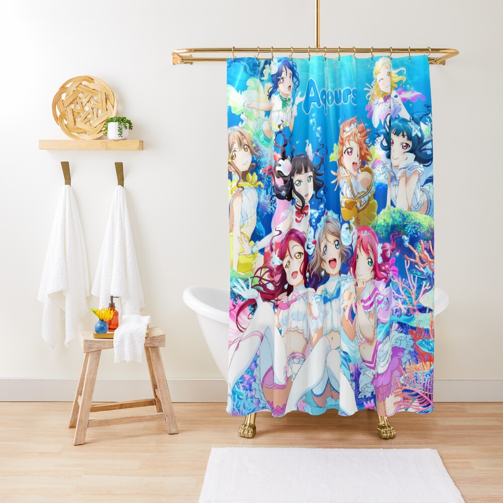 Love Live! Sunshine!! - Koi ni Naritai AQUARIUM Shower Curtain