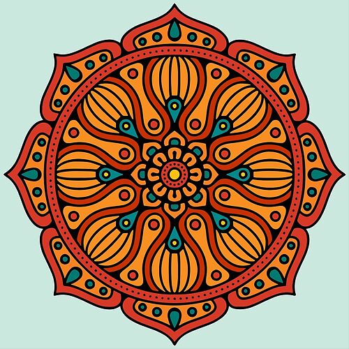 Pattern Mandalas 210 (Style:7)