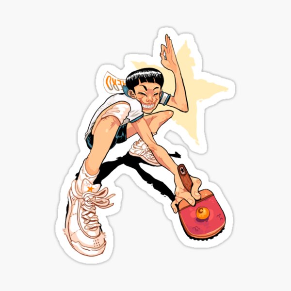 Ping Pong The Animation Anime Sticker for Sale by Anime Store