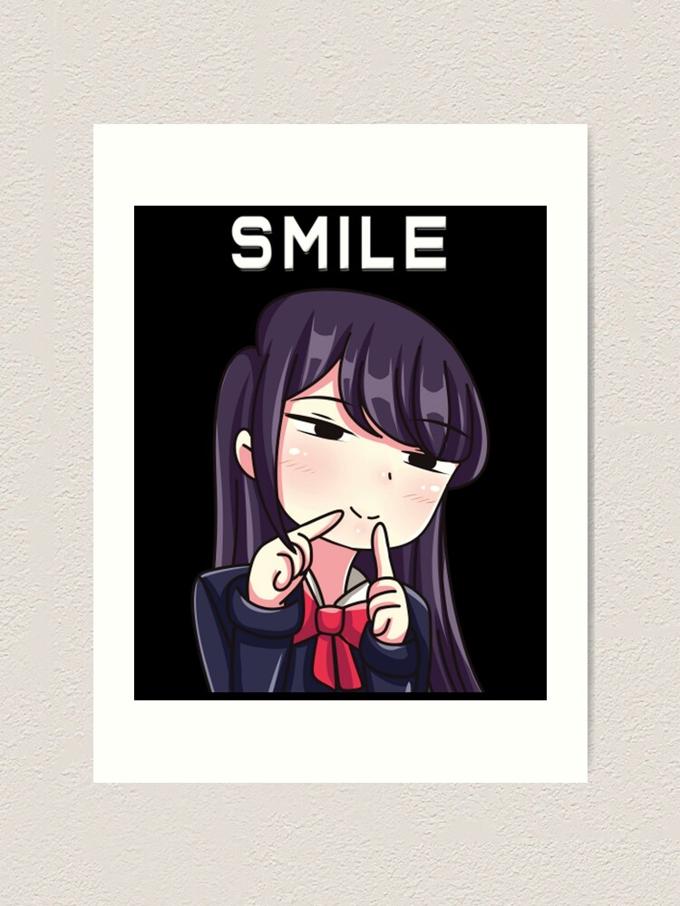 Shouko Smiling Eyes Closed