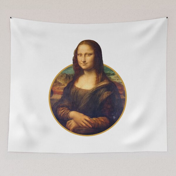 Artikelvorschau, Mona Lisa in einem Kreis - klassische Renaissance-Malerei Leonardo DaVincis entworfen und verkauft von AlanPhotoArt.