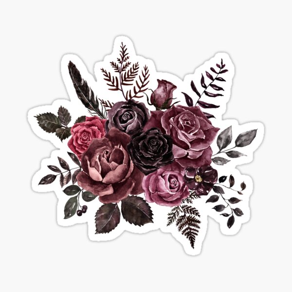 Item preview, Gothic style flowers designed and sold by FloridaKeys1984.