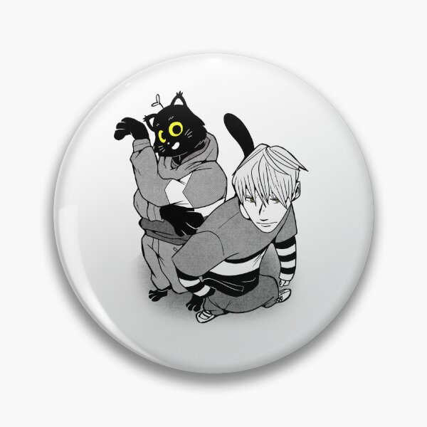 Item preview, Weird manga art with kawaii cat designed and sold by Monochromestore.