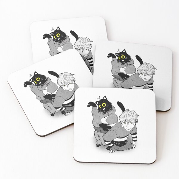 Item preview, Weird manga art with kawaii cat designed and sold by Monochromestore.