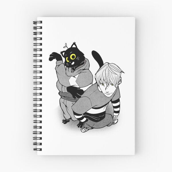 Item preview, Weird manga art with kawaii cat designed and sold by Monochromestore.