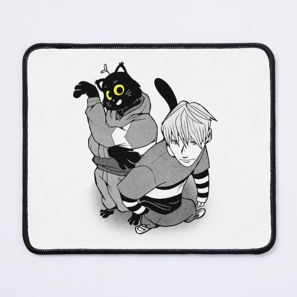 Item preview, Weird manga art with kawaii cat designed and sold by Monochromestore.