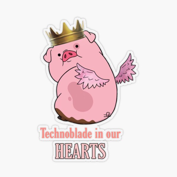 Technoblade The Prince - Technoblade - Sticker