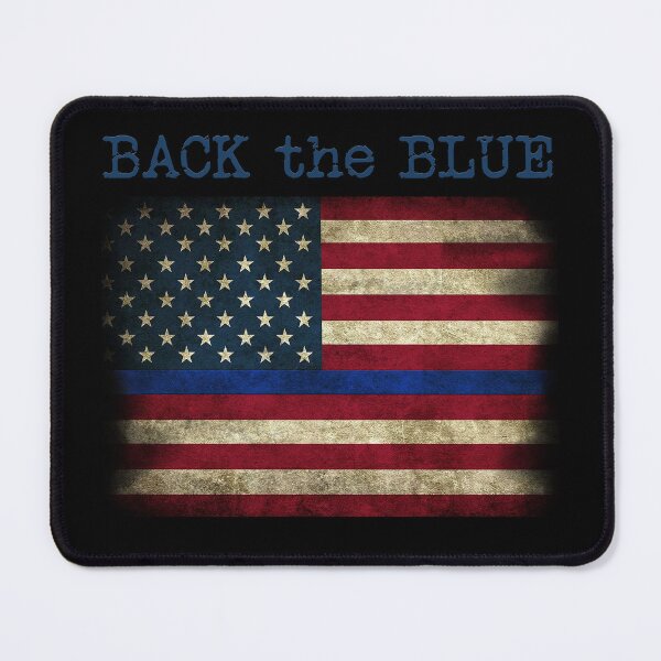 Item preview, Back the Blue Grunge designed and sold by Tonia Henry.