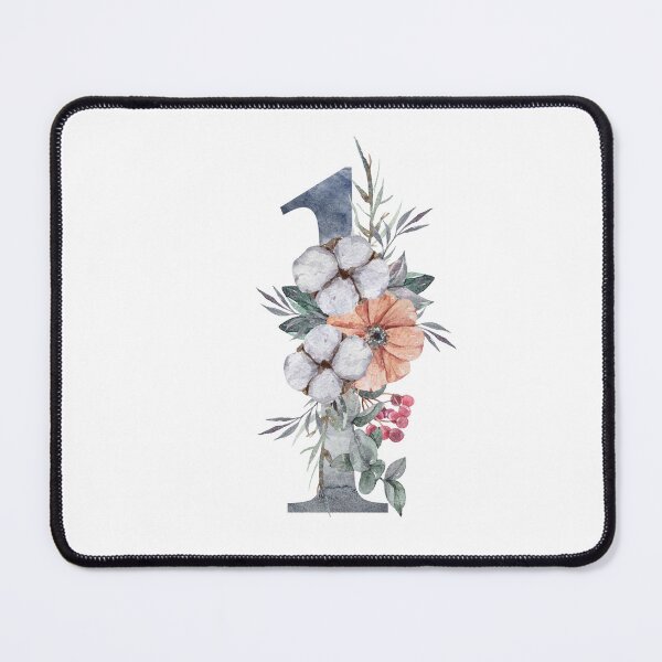 Item preview, Watercolor floral Christmas number 1 wedding print designed and sold by tiana-geo.