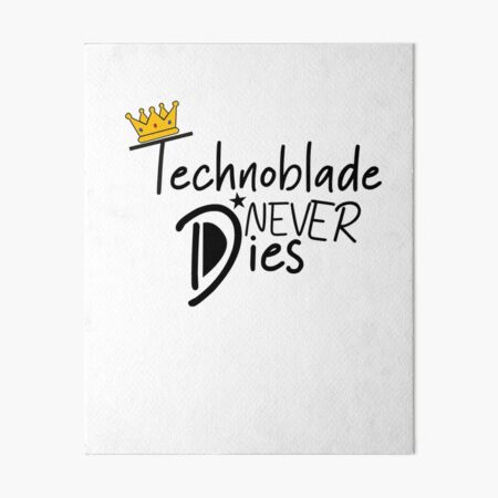 technoblade never dies games | Art Board Print