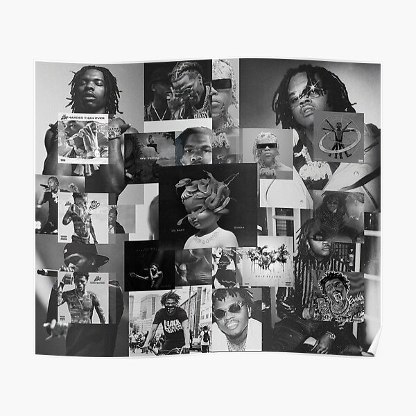 Lil Baby & Gunna | B&W Album Collage Poster