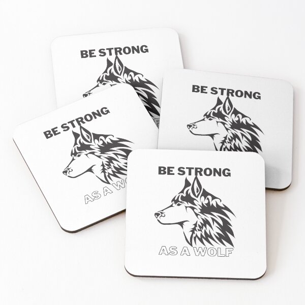 Item preview, Be strong as a wolf designed and sold by FILEX ⭐⭐⭐⭐⭐(826).