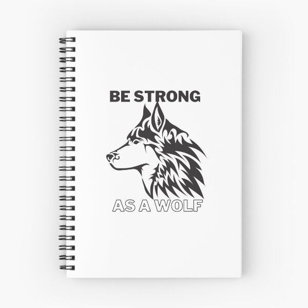 Item preview, Be strong as a wolf designed and sold by FILEX ⭐⭐⭐⭐⭐(826).