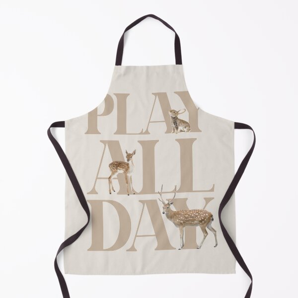 Item preview, Play all day quote, Deers, Animals, Kids art designed and sold by juliaemelian.