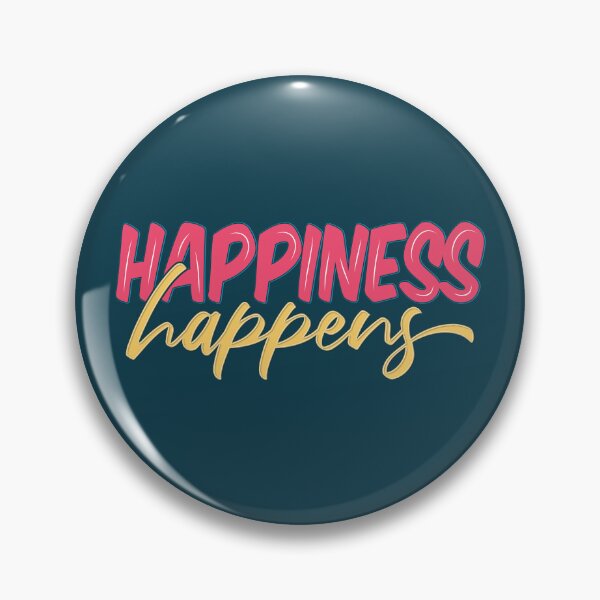 Item preview, Happiness happens - Choose happiness and Good vibes quotes designed and sold by Alice-Elgawi.