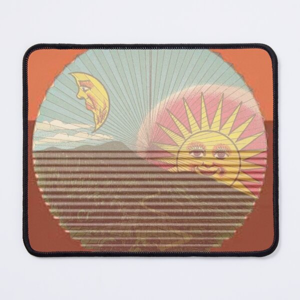 Item preview, Vintage Aesthetic Of A Yellow Sun And Crescent Moon designed and sold by haRexia.