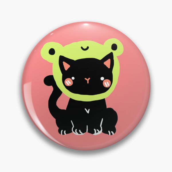 Item preview, frog hat black cat  designed and sold by kworin.